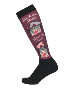 Dapplebay Ladies Deck The Stalls Slick Boot Socks