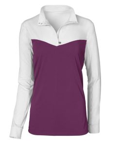 Dapplebay Lady 1/4 Zip Long Sleeve Show Top