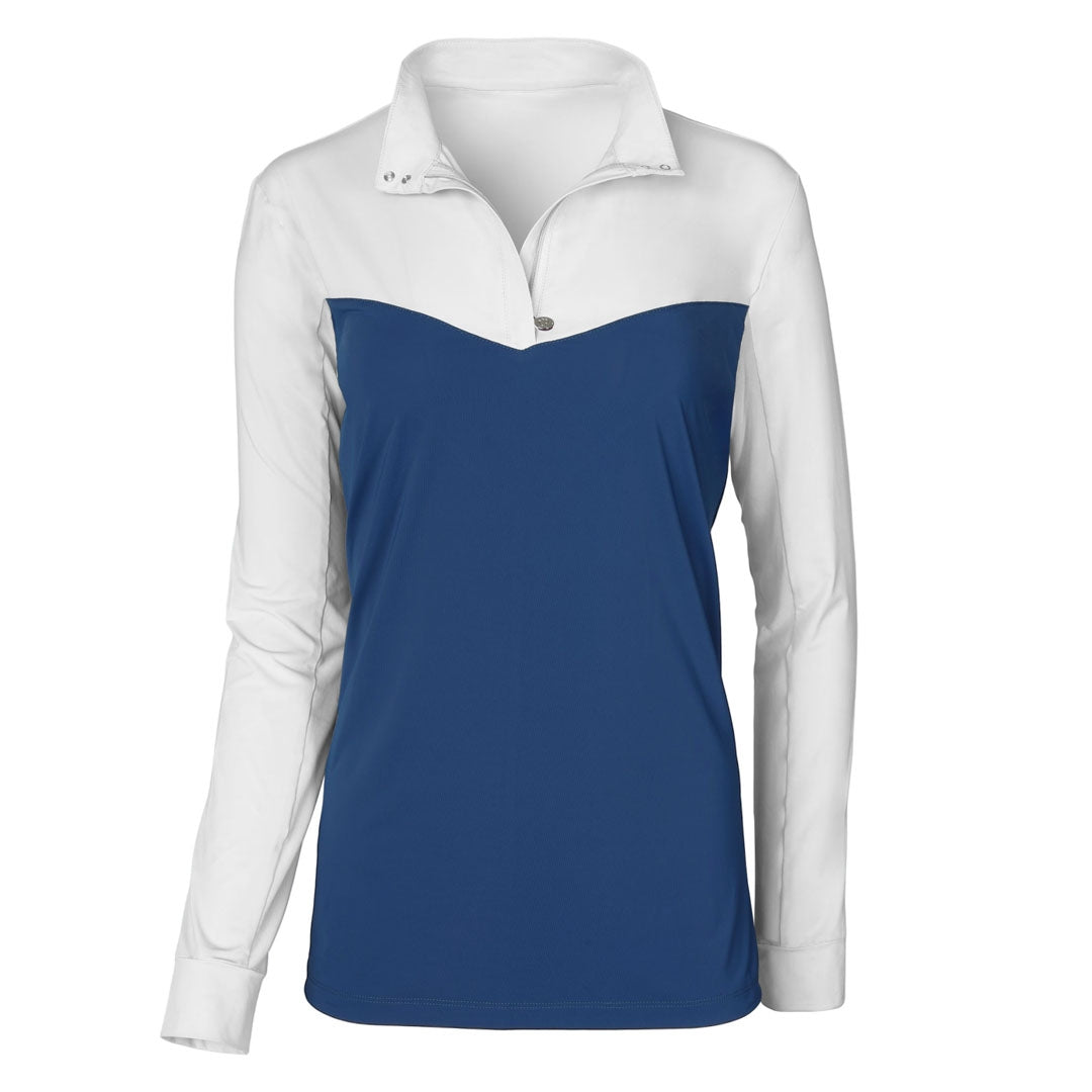 Dapplebay Lady 1/4 Zip Long Sleeve Show Top - Image 2