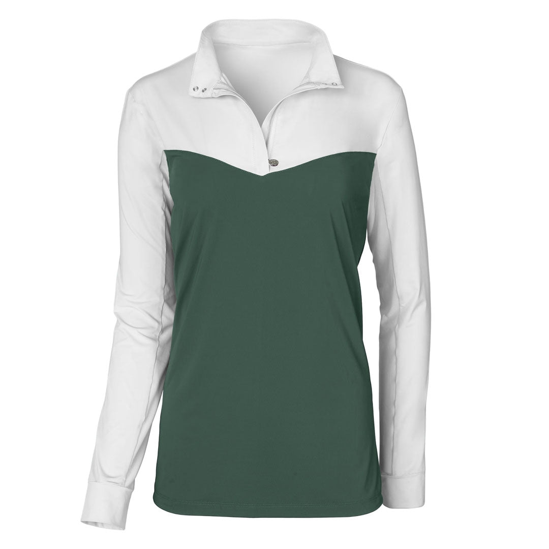 Dapplebay Lady 1/4 Zip Long Sleeve Show Top - Image 3