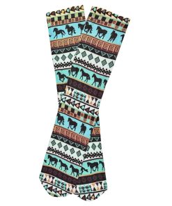 AWST Int'l Ladies Tribal Horses Socks