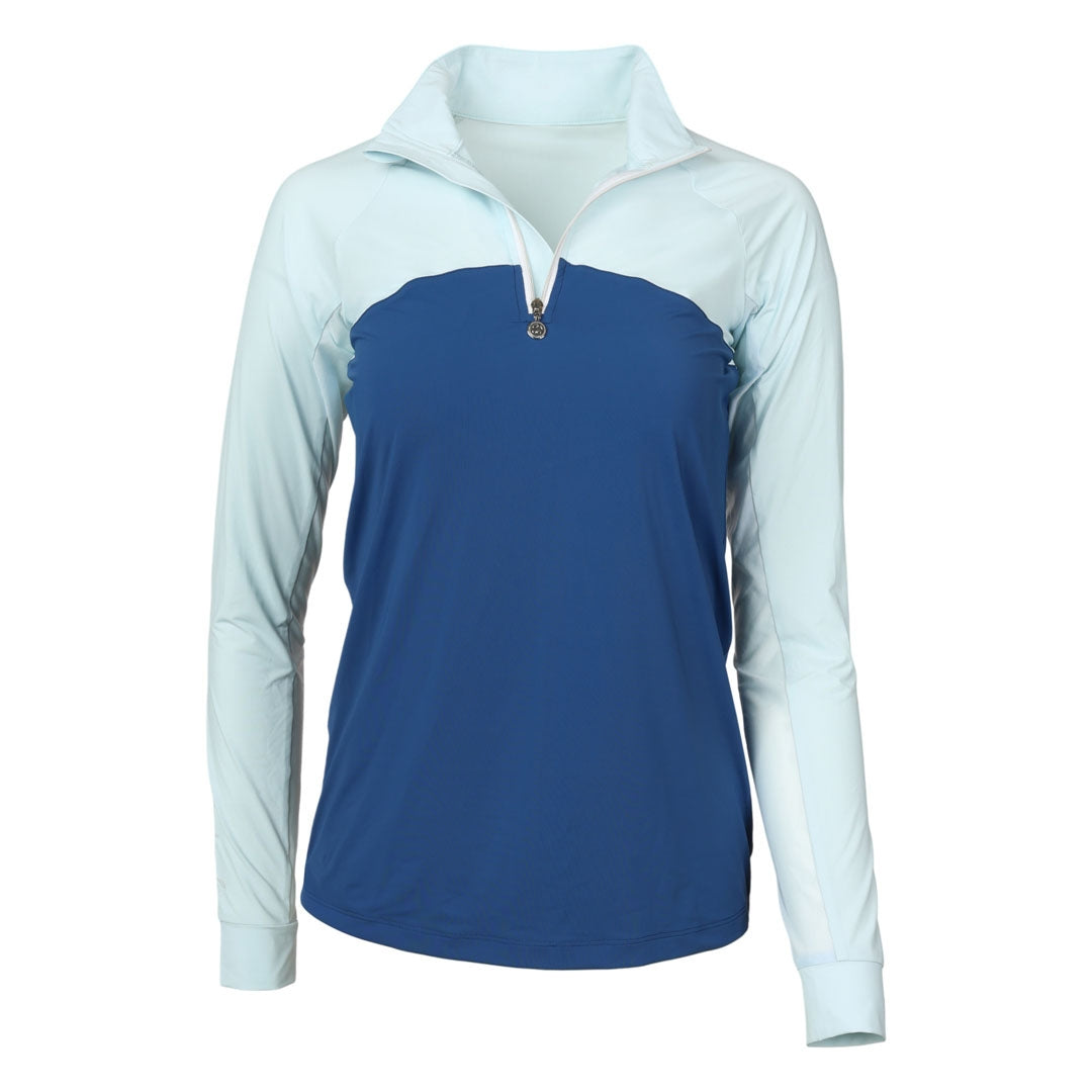 Dapplebay Lady 1/4 Zip Long Sleeve Riding Top