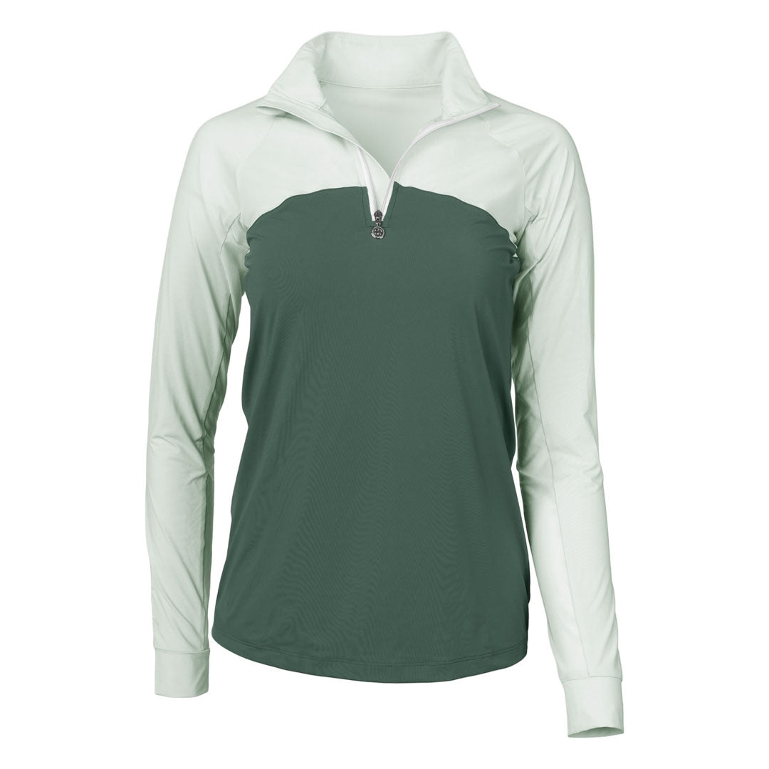 Dapplebay Lady 1/4 Zip Long Sleeve Riding Top - Image 3