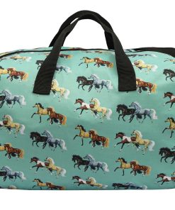 Alternative view of AWST Int'l Lila Horse Pairs Duffel Bag