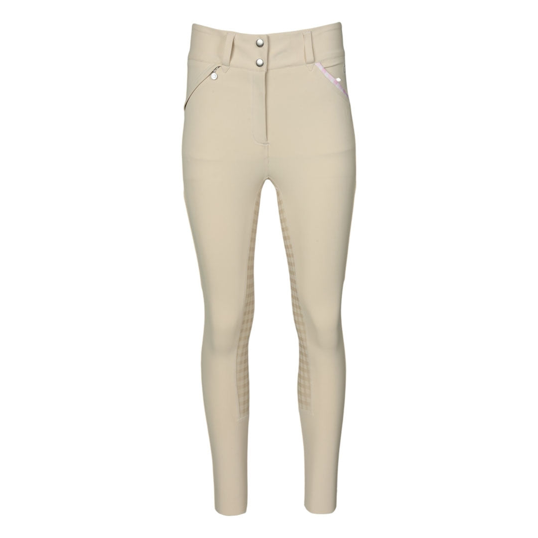Dapplebay Ladies Gingham Compression Full Seat Breeches - Image 2