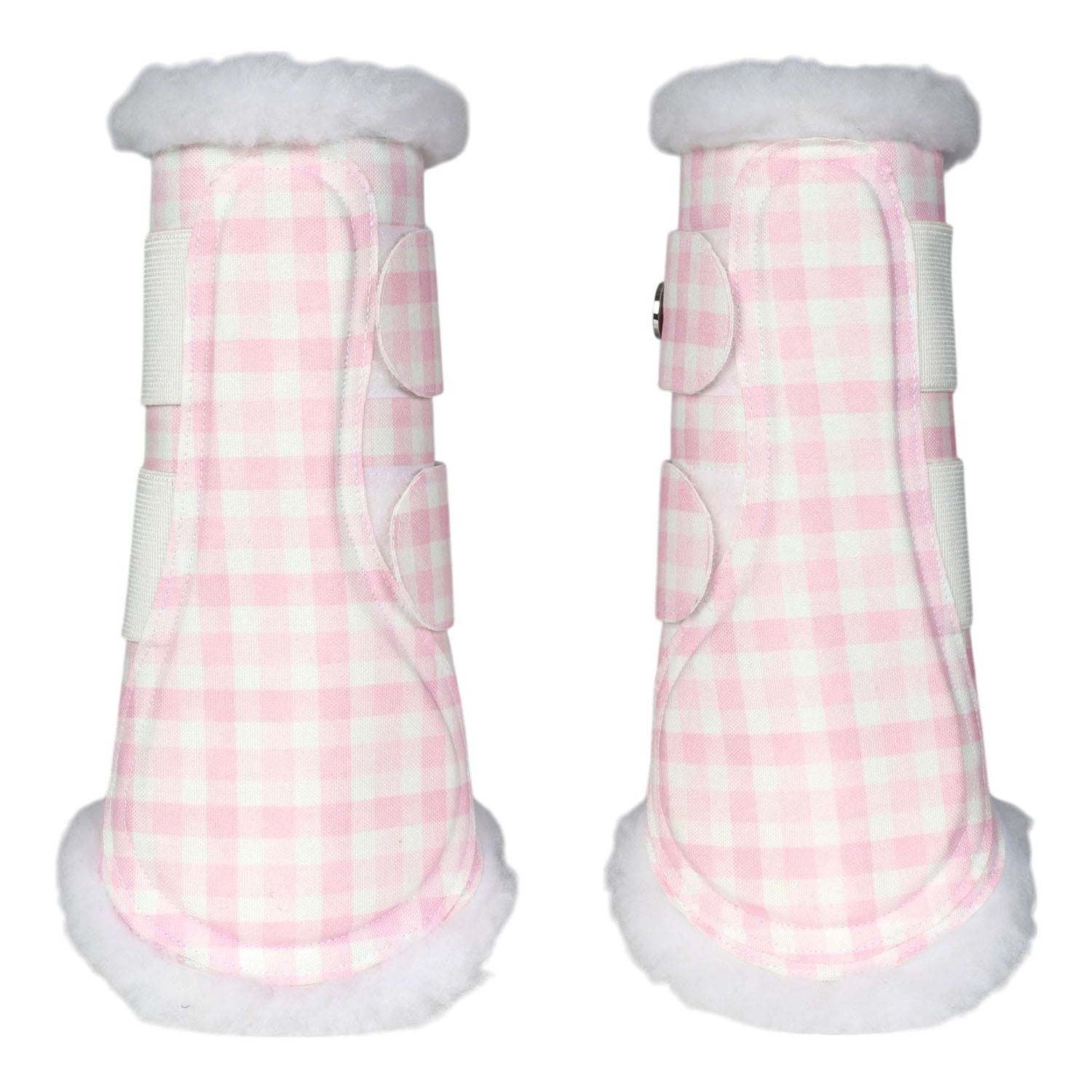 Dapplebay Gingham Brush Boots - Image 4