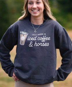 Dapplebay Iced Coffee & Horses Sweatshirt