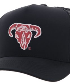 Bad Company Black 5-Panel Trucker with Red / White Embroidery Logo
