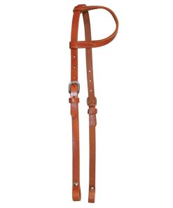 Alternative view of Circle Y One Ear Single Ply Headstall Horse Walnut