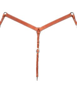 Circle Y Straight Smooth Breast Collar