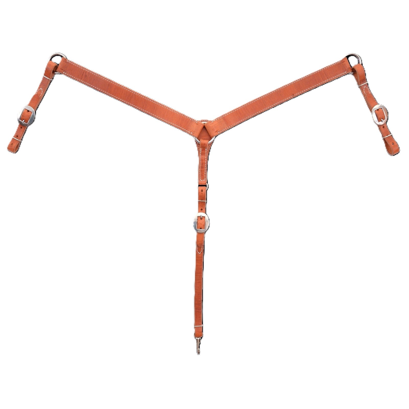 Circle Y Straight Smooth Breast Collar