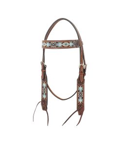 Circle Y Buckskin Beaded Browband
