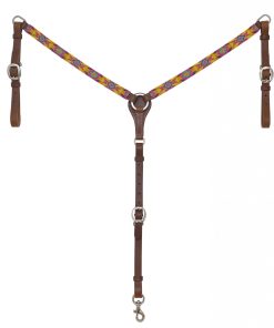 Circle Y Infinity Bubblegum 5/8" Breast Collar