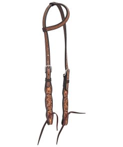 Circle Y Quilted Sunflower One Ear Headstall