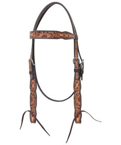 Circle Y Quilted Sunflower Browband Headstall