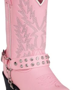 Alternative view of Durango Kids Pink Rhinestone Western Boots