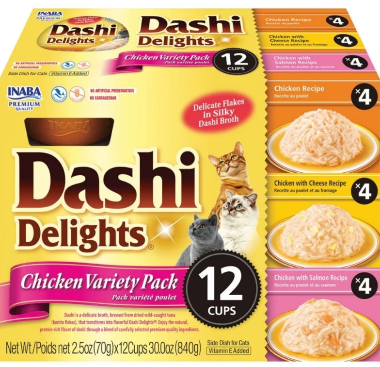 Inaba Dashi Delights Flakes In Broth Variety Pack
