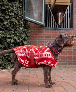 Alternative view of Horze Santa Dog Fleece Coat