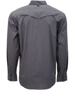 Alternative view of Hooey Mens Maverick Micro Texture Long Sleeve Shirt