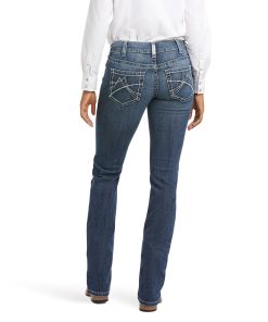 Ariat Ladies R.E.A.L. Mid Rise Arrow Gianna Straight Jeans