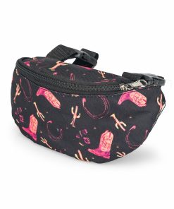 Alternative view of Gatsby Print Nylon Saddle Pouch