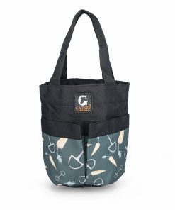 Gatsby Print Nylon Stable Tote with Mesh Bottom