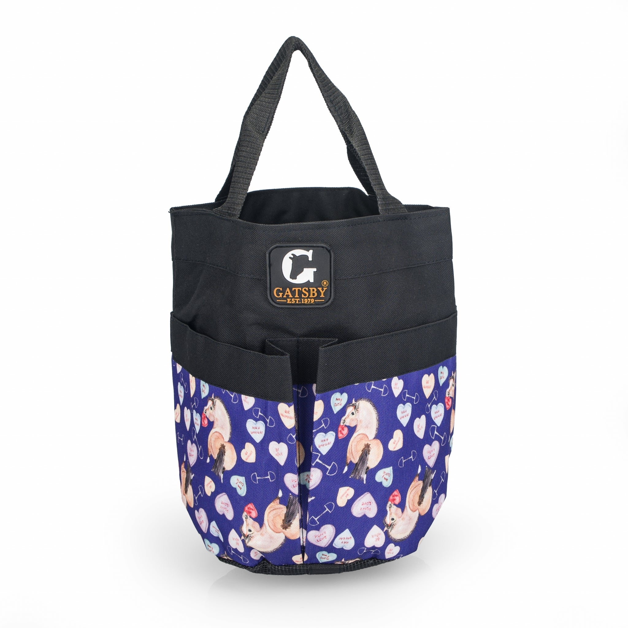 Gatsby Print Nylon Stable Tote with Mesh Bottom - Image 5