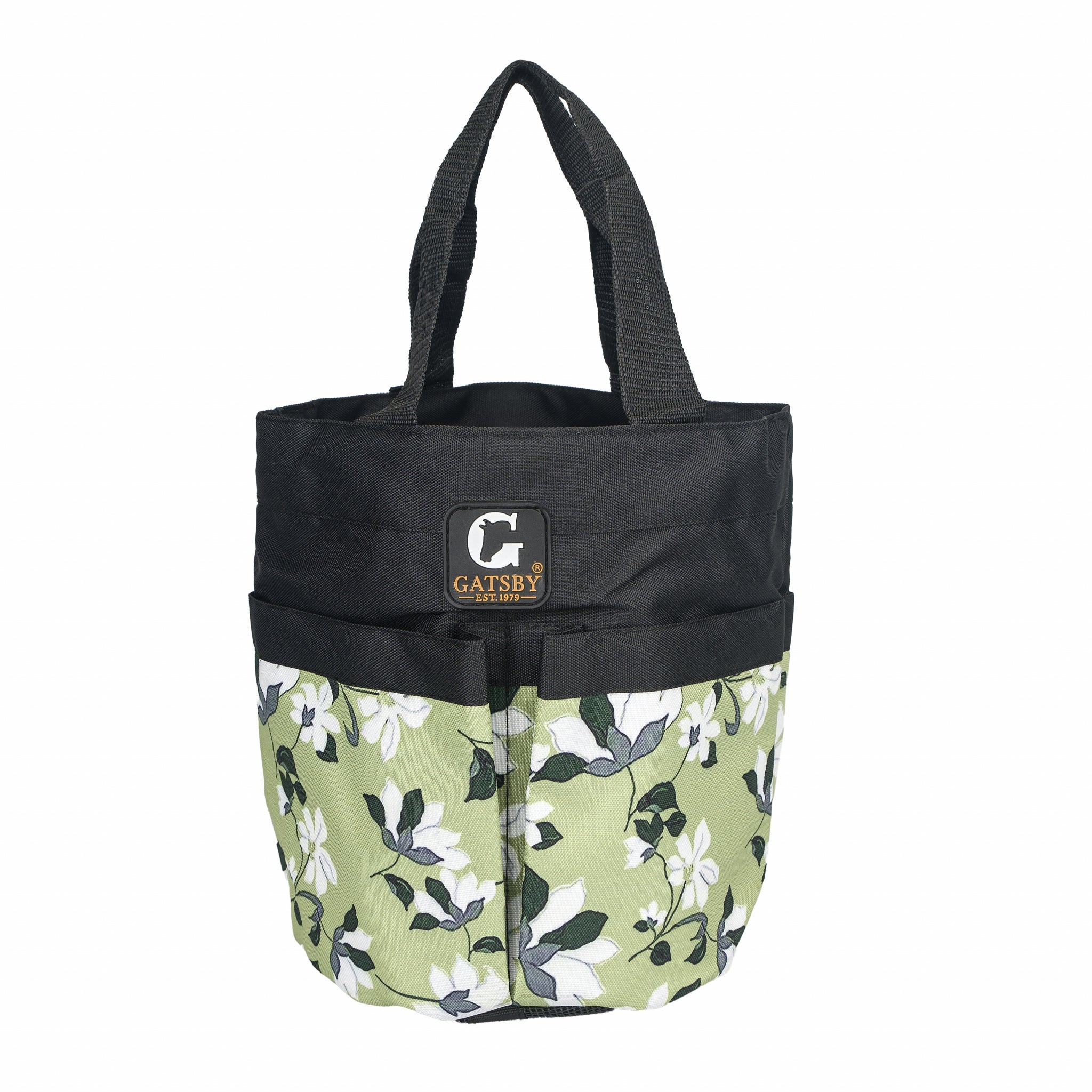 Gatsby Print Nylon Stable Tote with Mesh Bottom - Image 6