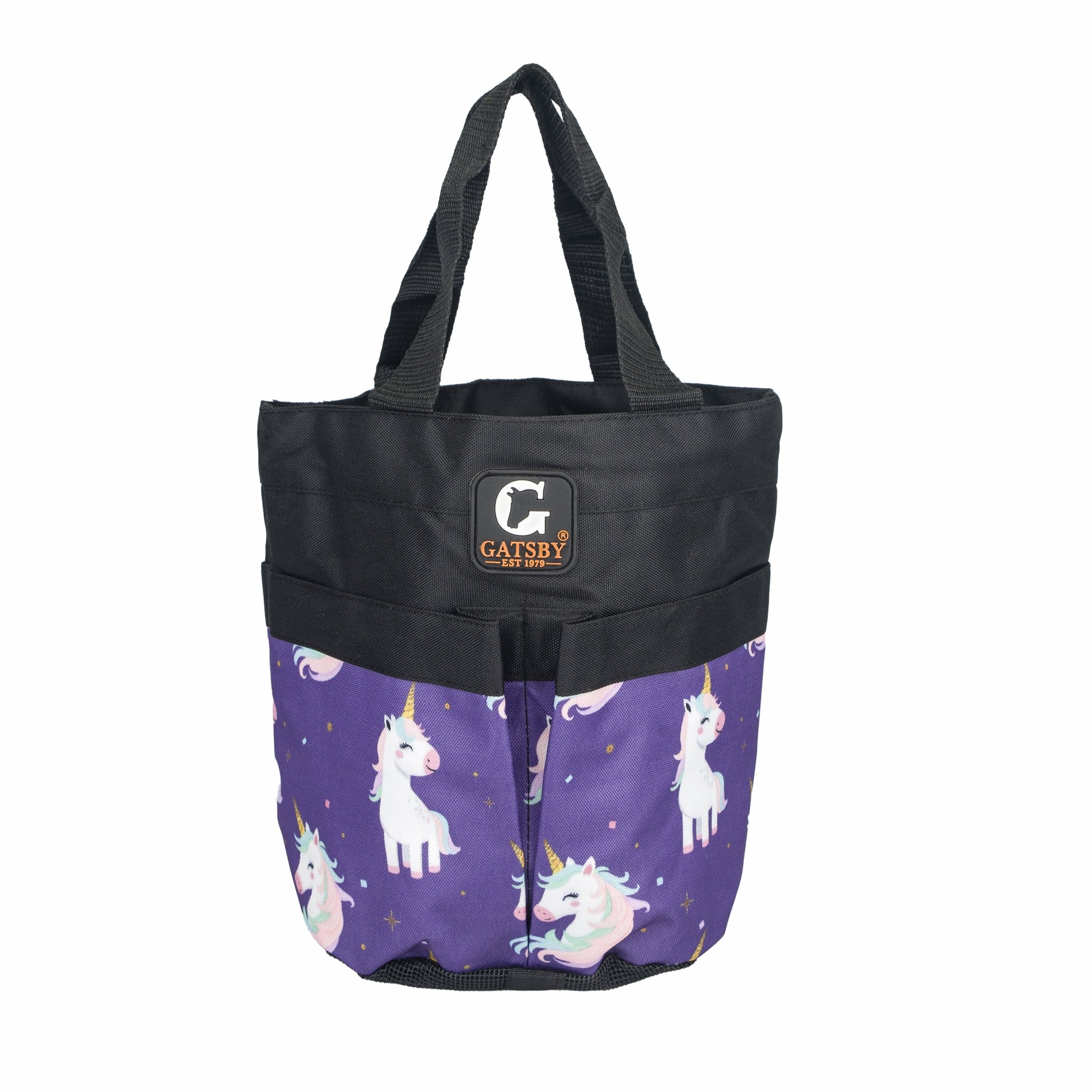 Gatsby Print Nylon Stable Tote with Mesh Bottom - Image 7