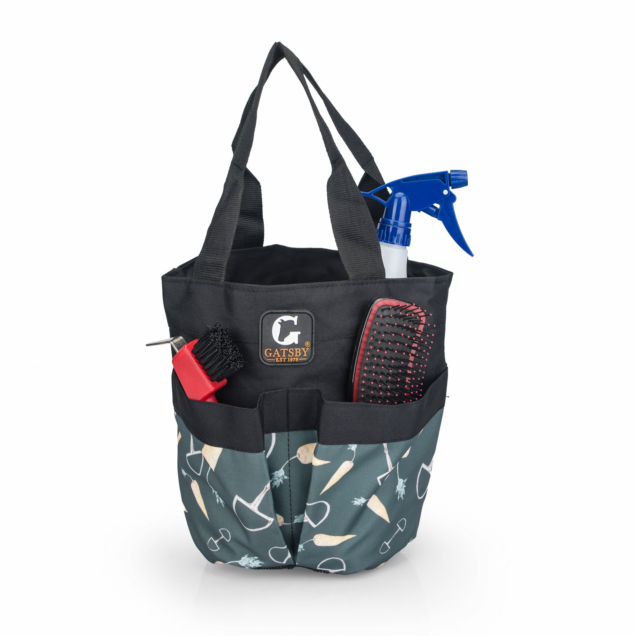 Gatsby Print Nylon Stable Tote with Mesh Bottom - Image 11