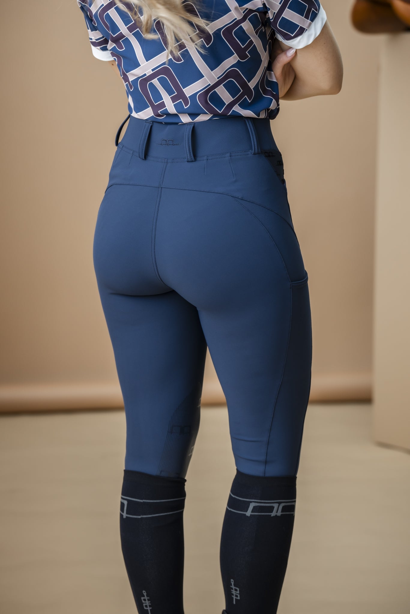 Alessandro Albanese Ladies Fina Knee Grip Hybrid Breeches - Image 6