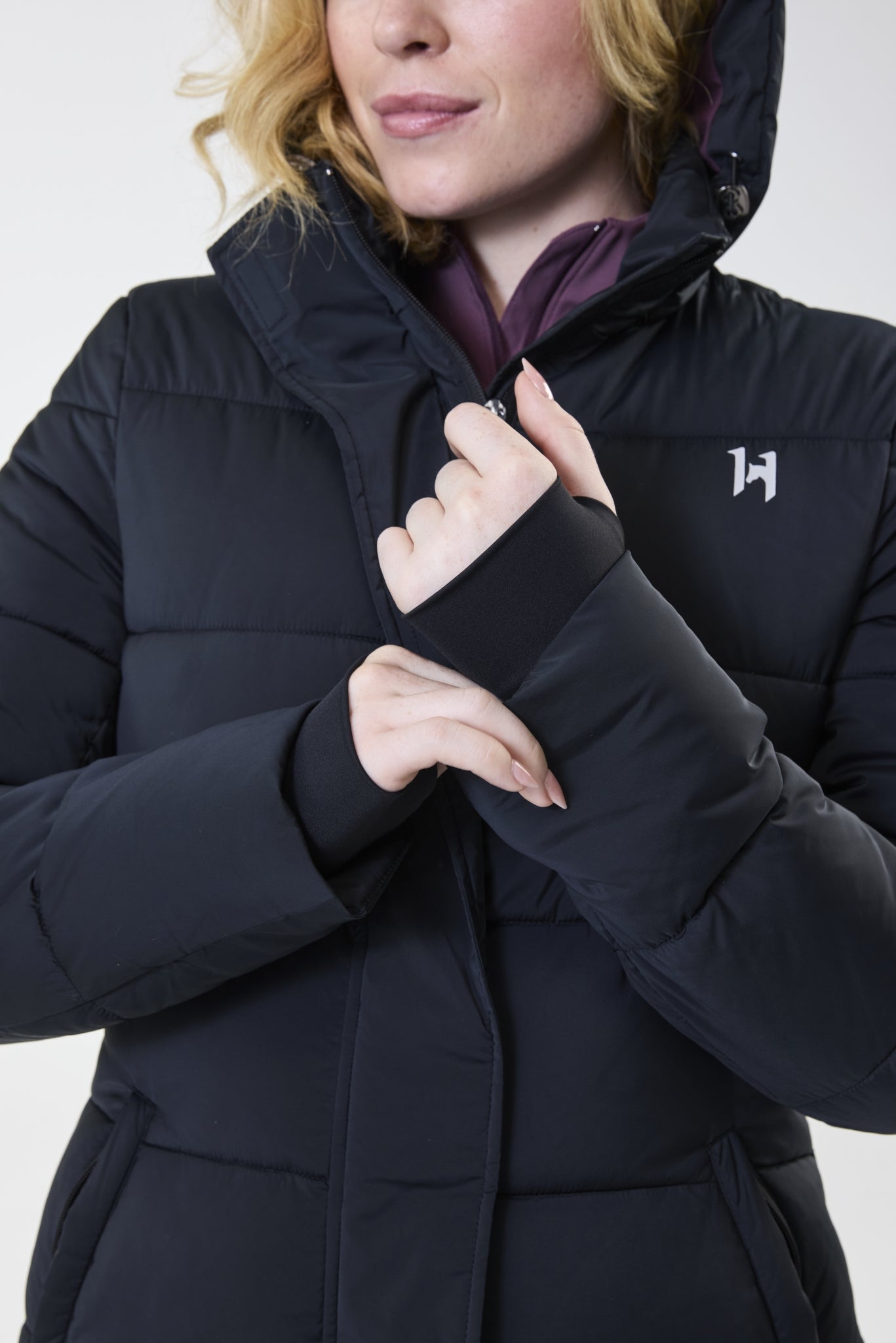 Horseware Ladies Verve Long Padded Coat - Image 3