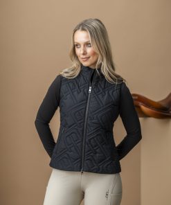 AA Ladies Neve Monogram Quilted Gilet