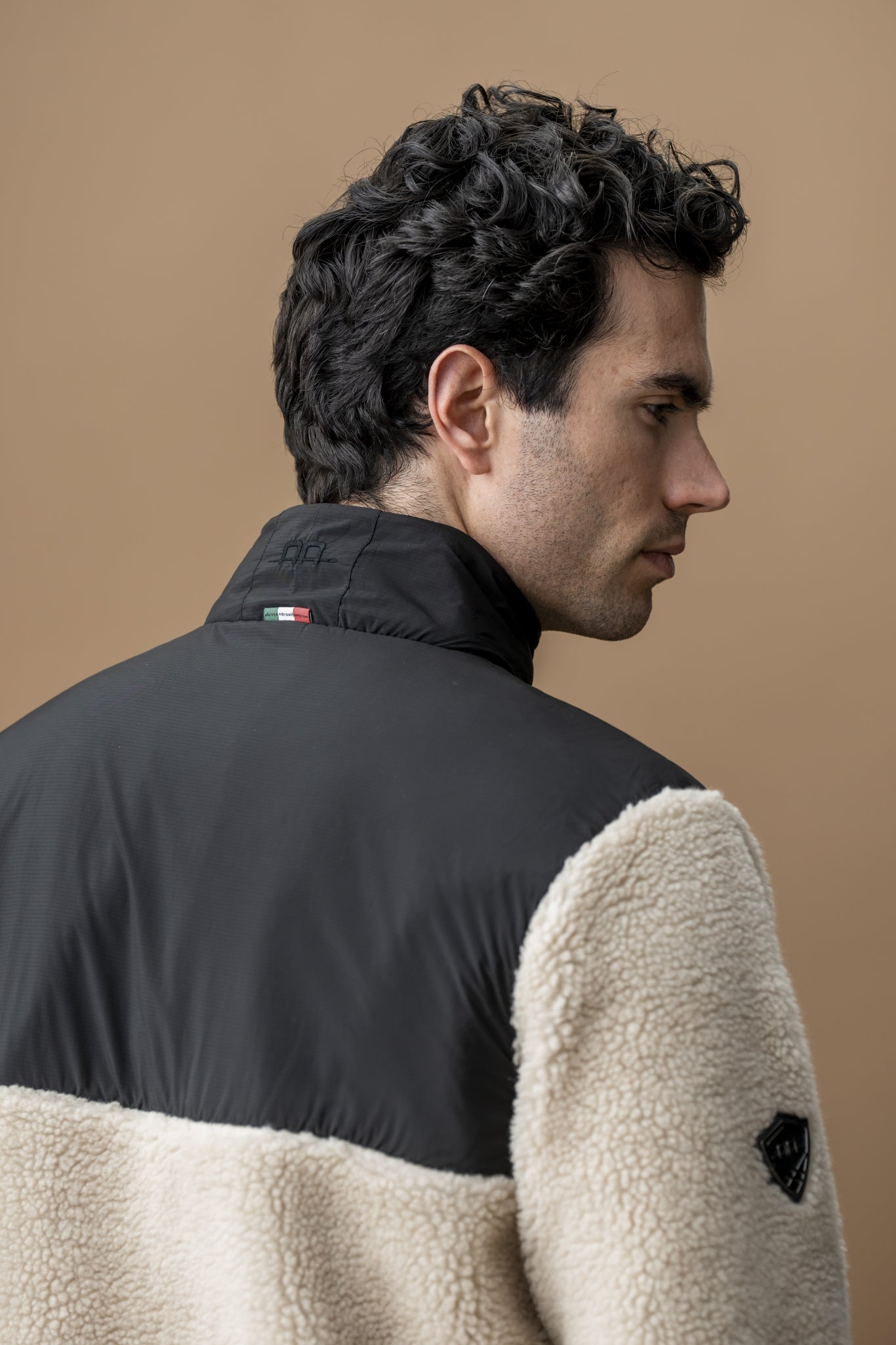 AA Mens Lorenzo Half Zip Borg Fleece - Image 3