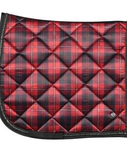 Dapplebay Holiday Plaid Dressage Saddle Pad