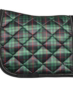 Dapplebay Holiday Plaid Dressage Saddle Pad