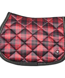 Dapplebay Holiday Plaid Jump Saddle Pad
