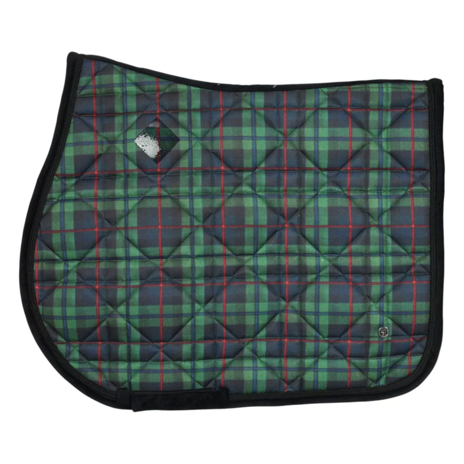 Dapplebay Holiday Plaid Jump Saddle Pad