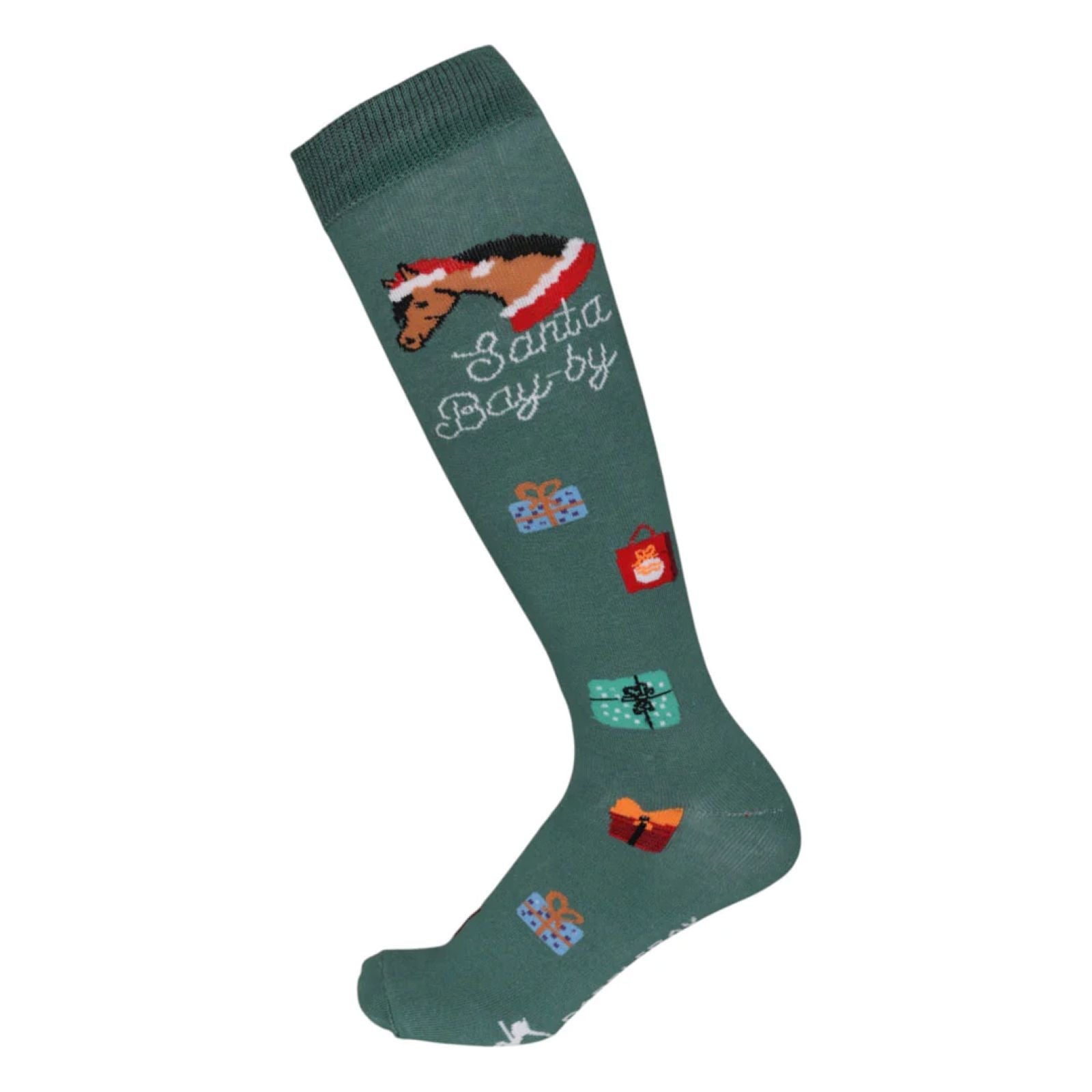 Dapplebay Santa Bay-by Knit Boot Socks