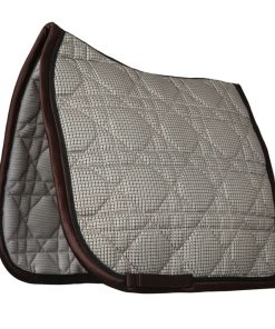 Alternative view of Dapplebay Heirloom Bay Houndstooth Dressage Saddle Pad