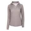 Dapplebay Stripe 1/4 Zip Riding Top