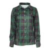 Dapplebay Holiday Plaid Western Top