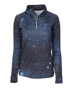 Dapplebay Midnight Constellation Kid's 1/4 Zip Riding Top