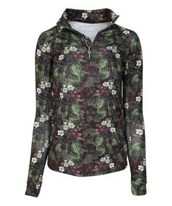 Dapplebay Blackberry Daze 1/4 Zip Riding Top