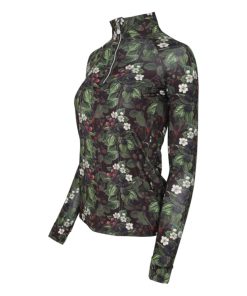 Alternative view of Dapplebay Blackberry Daze 1/4 Zip Riding Top