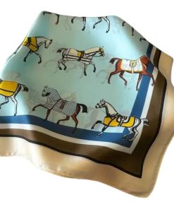 AWST Int'l Horses in Blankets Scarf