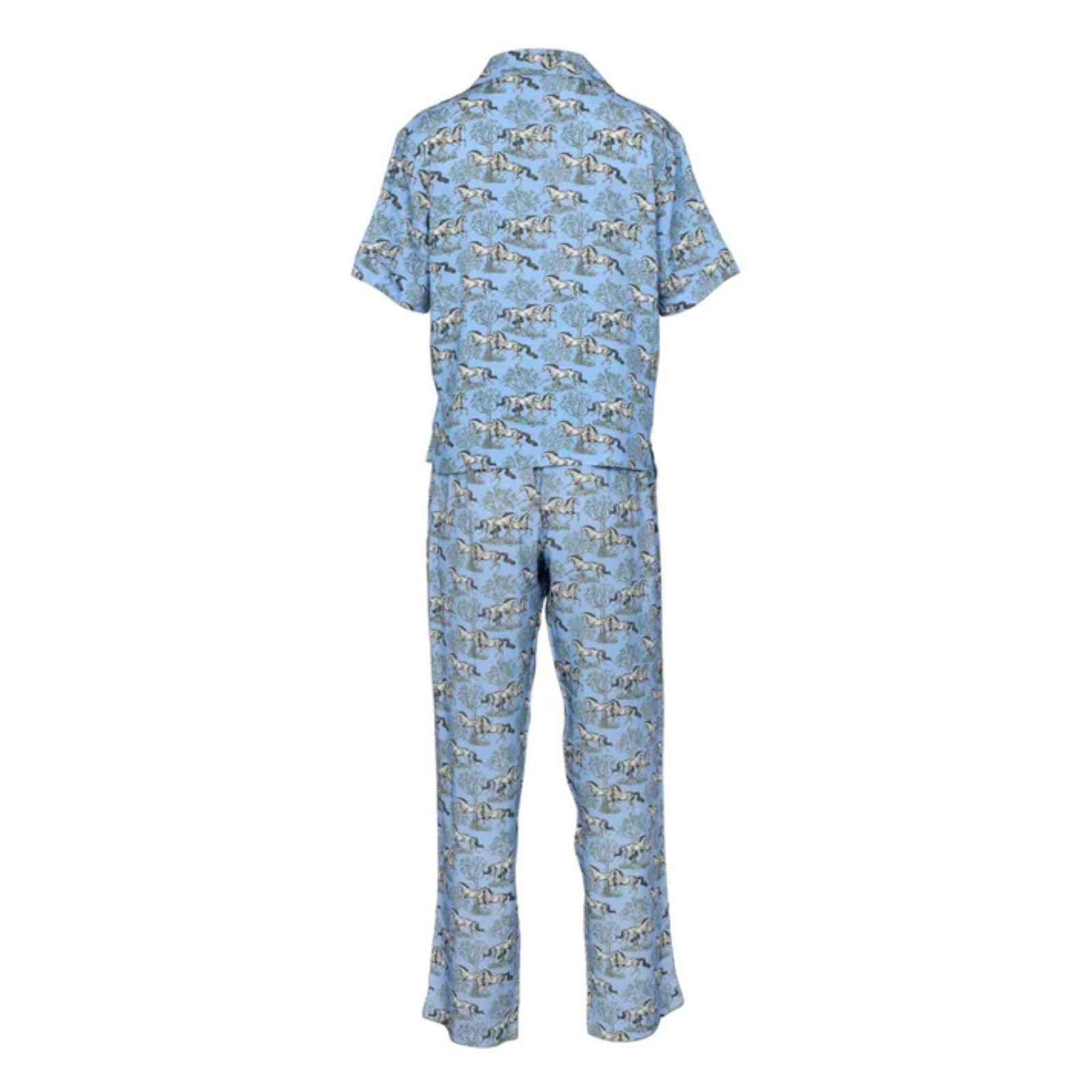 AWST Int'l Lila Loungewear Pant Set-Blue Toile-L - Image 5