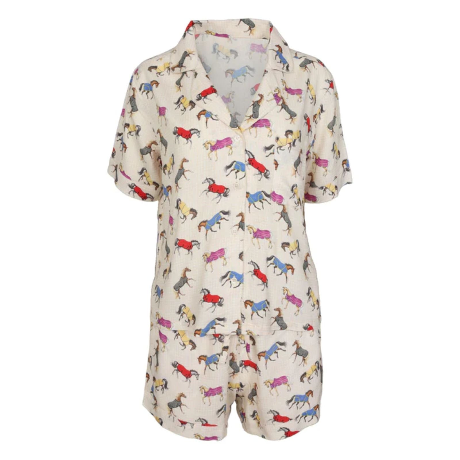 AWST Int'l Lila Loungewear Short Set-Blue Toile-L - Image 2