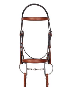 Alternative view of Aramas Mild Raised Z-Shape Bridle with Rubber Reins
