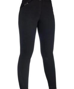 HKM Ladies Essentials Silicone Knee Patch Riding Breeches